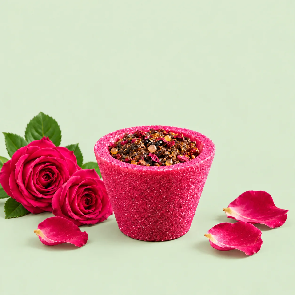 Shraviko Desi Gulab Rose Dhoop Cups with Sambrani